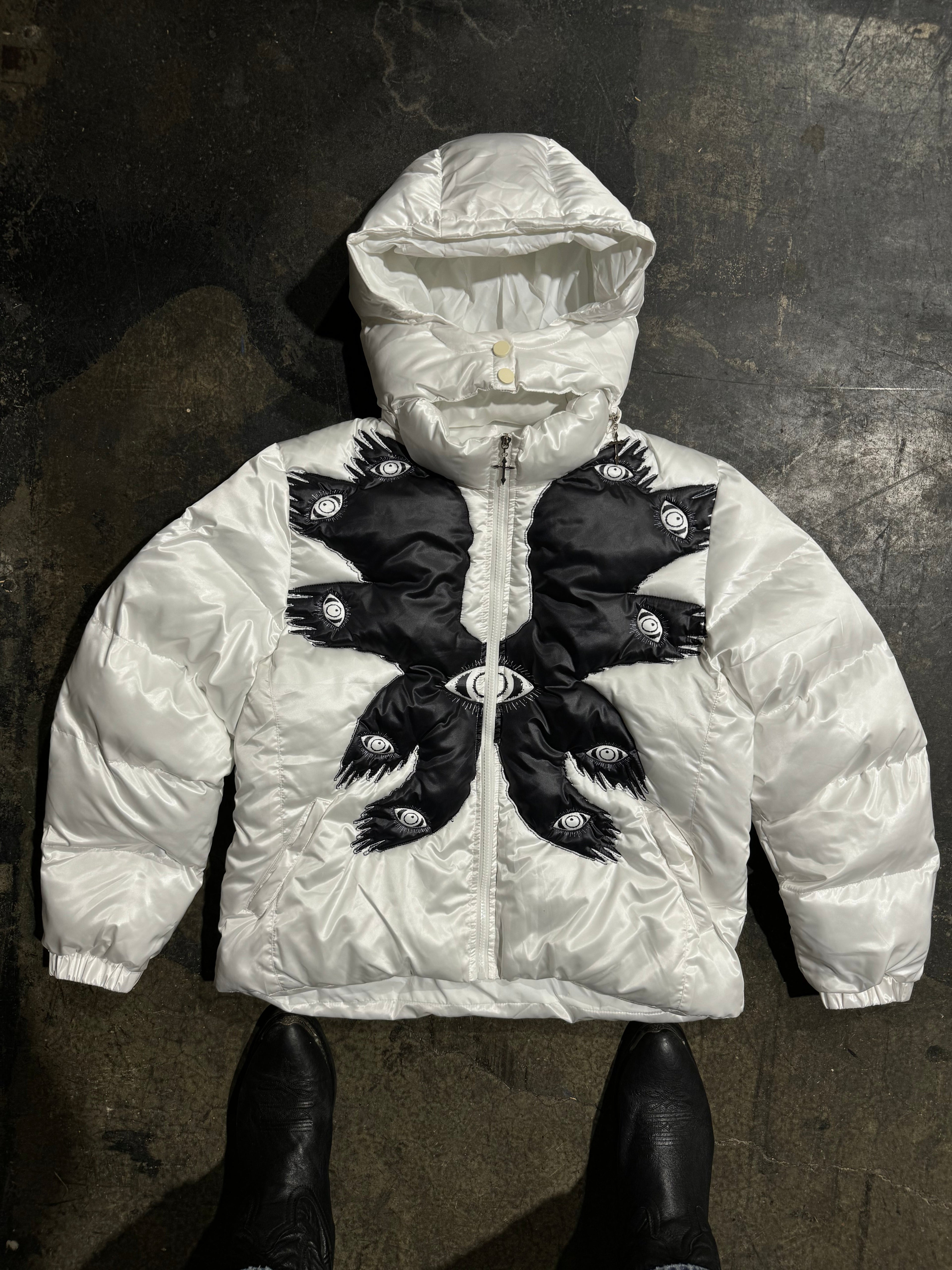 Seraphim Angel Puffer White Longsleeve