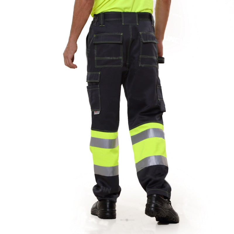 Outdoor Work Construction Dock Reflective Pants