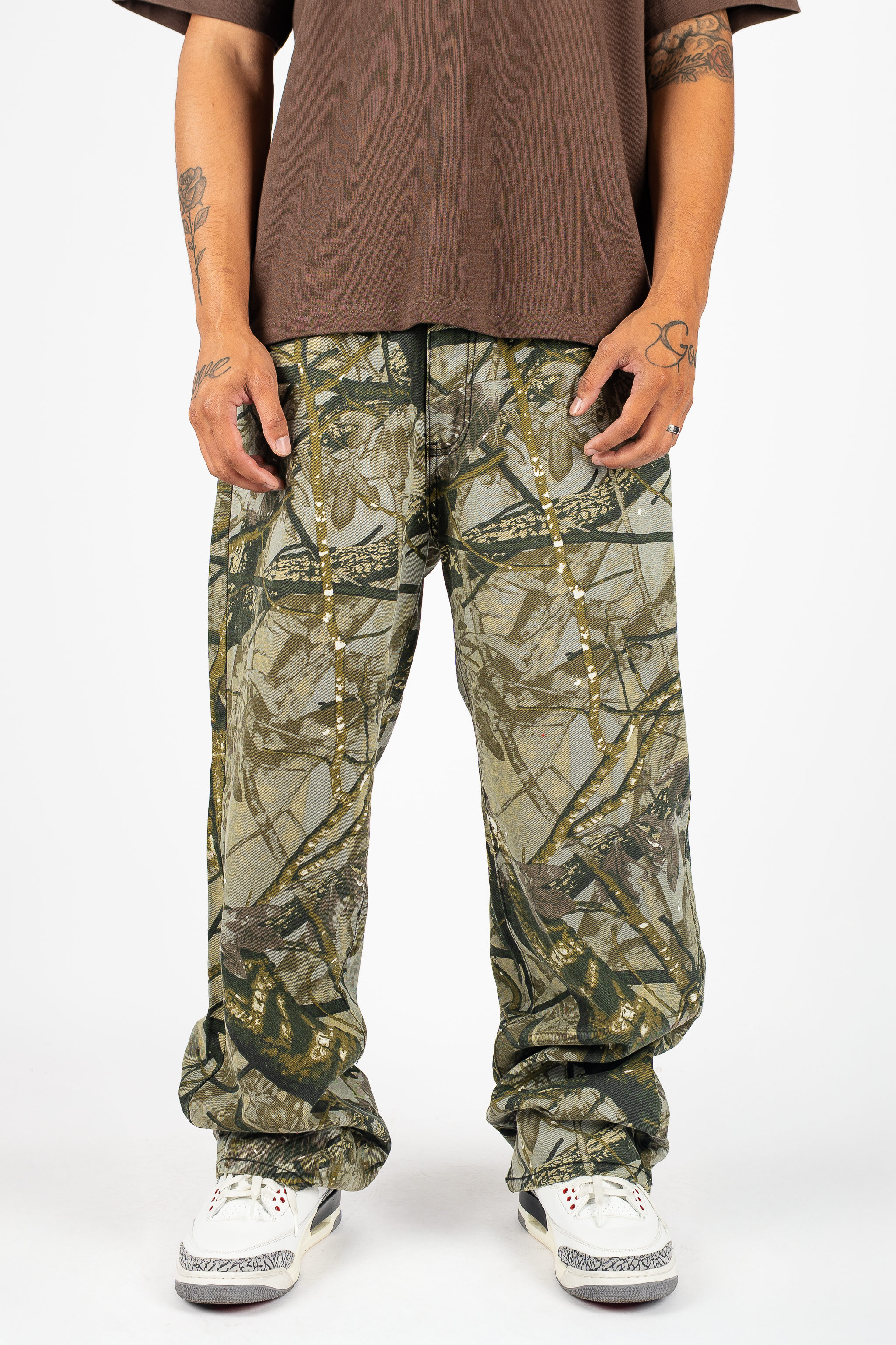 Rebel Minds Baggy Camo Jeans
