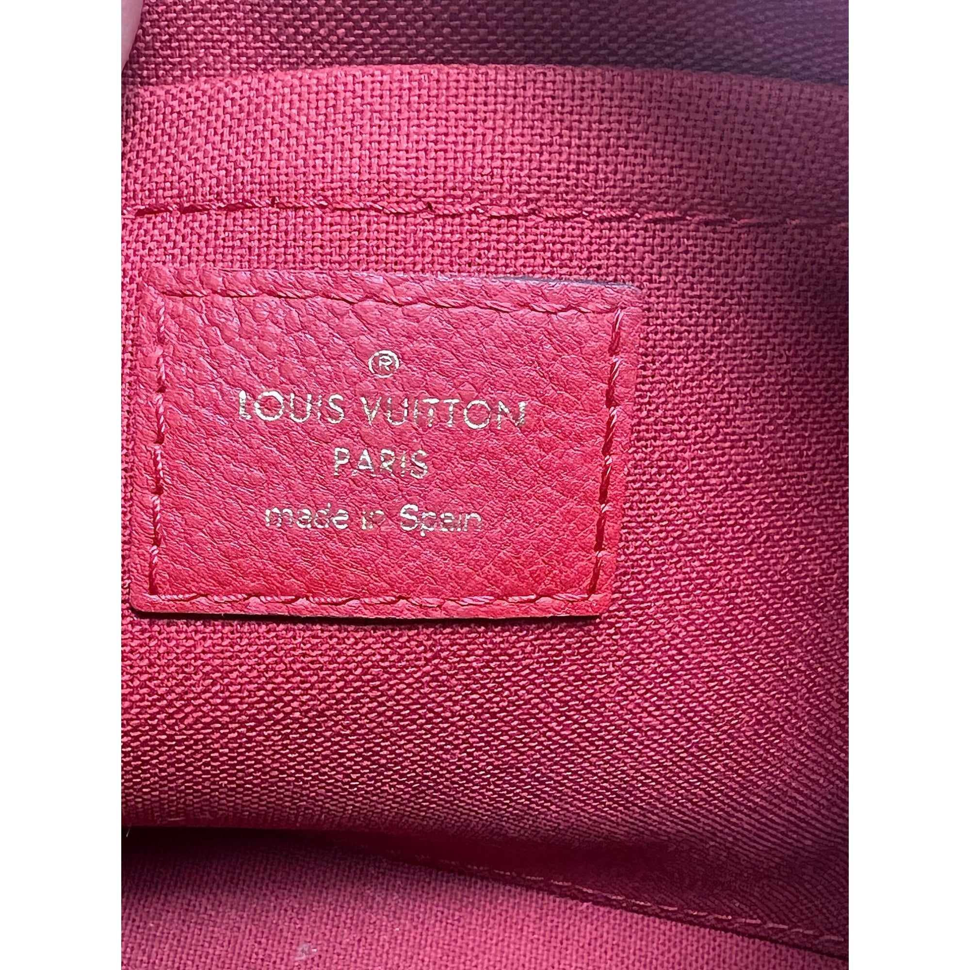 LOUIS VUITTON Pallas Monogram Clutch Cherry Crossbody